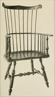 An illustration from Wallace Nutting Windsors : correct Windsor furniture. (1918)