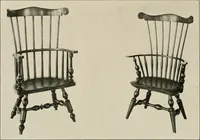 An illustration from Wallace Nutting Windsors : correct Windsor furniture. (1918)