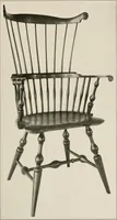 An illustration from Wallace Nutting Windsors : correct Windsor furniture. (1918)
