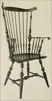 An illustration from Wallace Nutting Windsors : correct Windsor furniture. (1918)