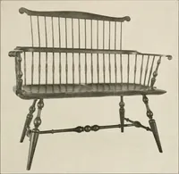 An illustration from Wallace Nutting Windsors : correct Windsor furniture. (1918)