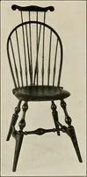 An illustration from Wallace Nutting Windsors : correct Windsor furniture. (1918)