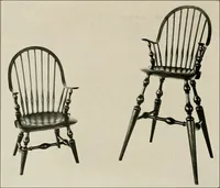 An illustration from Wallace Nutting Windsors : correct Windsor furniture. (1918)