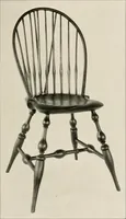 An illustration from Wallace Nutting Windsors : correct Windsor furniture. (1918)