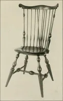 An illustration from Wallace Nutting Windsors : correct Windsor furniture. (1918)