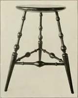An illustration from Wallace Nutting Windsors : correct Windsor furniture. (1918)