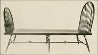 An illustration from Wallace Nutting Windsors : correct Windsor furniture. (1918)