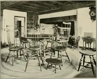 An illustration from Wallace Nutting Windsors : correct Windsor furniture. (1918)