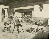 An illustration from Wallace Nutting Windsors : correct Windsor furniture. (1918)