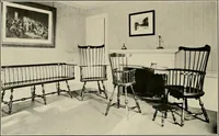 An illustration from Wallace Nutting Windsors : correct Windsor furniture. (1918)