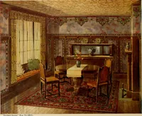 An illustration from Wall papers and cretonnes. (1915)
