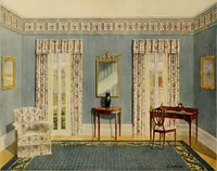An illustration from Wall papers and cretonnes. (1915)