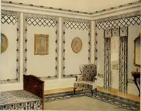 An illustration from Wall papers and cretonnes. (1915)