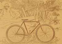 An illustration from Wanderings awheel. (1898)