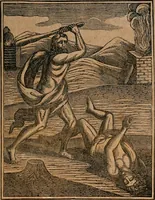 An illustration from The wandering soul : or, dialogues between the wandering soul and Adam, Noah, and Simon Cleophas (1840)