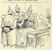 Picture 10 of 16 from War cartoons (1918), leaf 64