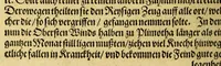 An illustration from Warhafftige und gründtliche Historia dess Zugs, : welchen die edle und gestrenge Herrn, Norwitz und Drak (nach ihrer glücklichen Widerkunfft auss den Occidentalischen Insulen) auss Vergünstigung der Durchleuchtigsten vn[d] Vnvberwindlichsten, Elisabeth, Königin auss Engelland, [et]c. in Portugal fürgenommen haben: in welcher aussführlich angezeigt wirdt, was gemeldte Obersten von Tag zu Tag gehandelt, vnd wider den Feindt erhalten haben (1590)