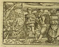 Picture 6 of 25 from Warhafftig Historia vnnd Beschreibung einer Landtschafft der wilden, nacketen, grimmigen Menschfresser Leuthen, in der Newen Welt America gelegen, vor vnd nach Christi Geburt im Land zu Hessen vnbekant, biss auff dise ij. nechst vergangene Jar, da sie Hans Staden von Homberg auss Hessen durch seine eygne Erfarung erkant, vnd jetzund durch den Truck an Tag gibt. : mit einer Vorrede D. Joh. Dryandri ... : Inhalt des Büchlins volget nach den Vorreden (1557), leaf 50