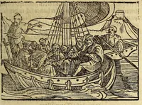 Picture 7 of 25 from Warhafftig Historia vnnd Beschreibung einer Landtschafft der wilden, nacketen, grimmigen Menschfresser Leuthen, in der Newen Welt America gelegen, vor vnd nach Christi Geburt im Land zu Hessen vnbekant, biss auff dise ij. nechst vergangene Jar, da sie Hans Staden von Homberg auss Hessen durch seine eygne Erfarung erkant, vnd jetzund durch den Truck an Tag gibt. : mit einer Vorrede D. Joh. Dryandri ... : Inhalt des Büchlins volget nach den Vorreden (1557), leaf 53