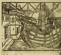 Picture 11 of 25 from Warhafftig Historia vnnd Beschreibung einer Landtschafft der wilden, nacketen, grimmigen Menschfresser Leuthen, in der Newen Welt America gelegen, vor vnd nach Christi Geburt im Land zu Hessen vnbekant, biss auff dise ij. nechst vergangene Jar, da sie Hans Staden von Homberg auss Hessen durch seine eygne Erfarung erkant, vnd jetzund durch den Truck an Tag gibt. : mit einer Vorrede D. Joh. Dryandri ... : Inhalt des Büchlins volget nach den Vorreden (1557), leaf 84