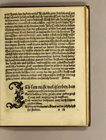An illustration from Warhaftige Historia vnd Beschreibung eyner Landtschafft der wilden, nacketen, grimmigen Menschfresser Leuthen, in der Newenwelt America gelegen, vor vnd nach Christi Geburt im Land zu Hessen vnbekant, biss vff dise ij. nechst vergangene Jar, da sie Hans Staden von Homberg auss Hessen durch seine eygne Erfarung erkant, vnd yetzo durch den Truck an Tag gibt. : mit eyner Vorrede D. Joh. Dryandri ... Inhalt des Büchlins volget nach den Vorreden (1557)