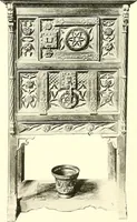 An illustration from Warings' exhibition of Italian art 1909 : furniture, bronzes, tapestries, embroideries, marbles, lace, academy pictures (1909)