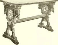 An illustration from Warings' exhibition of Italian art 1909 : furniture, bronzes, tapestries, embroideries, marbles, lace, academy pictures (1909)