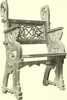 An illustration from Warings' exhibition of Italian art 1909 : furniture, bronzes, tapestries, embroideries, marbles, lace, academy pictures (1909)