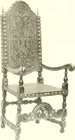 An illustration from Warings' exhibition of Italian art 1909 : furniture, bronzes, tapestries, embroideries, marbles, lace, academy pictures (1909)