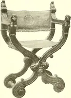 An illustration from Warings' exhibition of Italian art 1909 : furniture, bronzes, tapestries, embroideries, marbles, lace, academy pictures (1909)