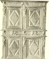 An illustration from Warings' exhibition of Italian art 1909 : furniture, bronzes, tapestries, embroideries, marbles, lace, academy pictures (1909)