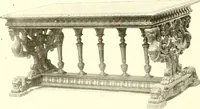 An illustration from Warings' exhibition of Italian art 1909 : furniture, bronzes, tapestries, embroideries, marbles, lace, academy pictures (1909)