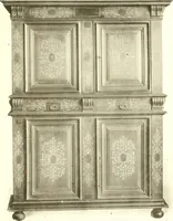 An illustration from Warings' exhibition of Italian art 1909 : furniture, bronzes, tapestries, embroideries, marbles, lace, academy pictures (1909)