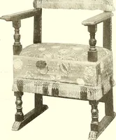An illustration from Warings' exhibition of Italian art 1909 : furniture, bronzes, tapestries, embroideries, marbles, lace, academy pictures (1909)