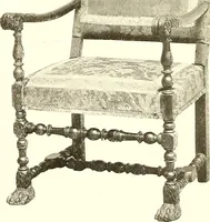 An illustration from Warings' exhibition of Italian art 1909 : furniture, bronzes, tapestries, embroideries, marbles, lace, academy pictures (1909)