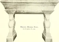 An illustration from Warings' exhibition of Italian art 1909 : furniture, bronzes, tapestries, embroideries, marbles, lace, academy pictures (1909)