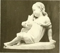 An illustration from Warings' exhibition of Italian art 1909 : furniture, bronzes, tapestries, embroideries, marbles, lace, academy pictures (1909)