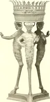 An illustration from Warings' exhibition of Italian art 1909 : furniture, bronzes, tapestries, embroideries, marbles, lace, academy pictures (1909)