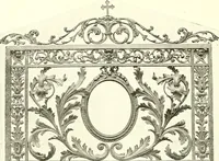 An illustration from Warings' exhibition of Italian art 1909 : furniture, bronzes, tapestries, embroideries, marbles, lace, academy pictures (1909)