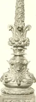 An illustration from Warings' exhibition of Italian art 1909 : furniture, bronzes, tapestries, embroideries, marbles, lace, academy pictures (1909)