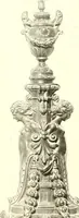 An illustration from Warings' exhibition of Italian art 1909 : furniture, bronzes, tapestries, embroideries, marbles, lace, academy pictures (1909)