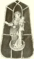 An illustration from Warings' exhibition of Italian art 1909 : furniture, bronzes, tapestries, embroideries, marbles, lace, academy pictures (1909)