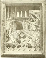An illustration from Warings' exhibition of Italian art 1909 : furniture, bronzes, tapestries, embroideries, marbles, lace, academy pictures (1909)