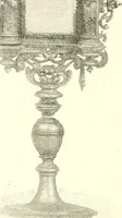 An illustration from Warings' exhibition of Italian art 1909 : furniture, bronzes, tapestries, embroideries, marbles, lace, academy pictures (1909)