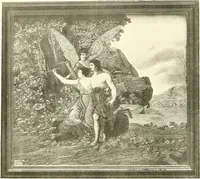 An illustration from Warings' exhibition of Italian art 1909 : furniture, bronzes, tapestries, embroideries, marbles, lace, academy pictures (1909)