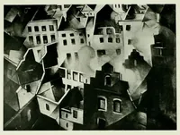 An illustration from War paintings & drawings by British artists, exhibited under the auspices of the Ministry of information, London; (1919)