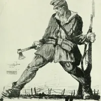 An illustration from War posters issued by belligerent and neutral nations 1914-1919; (1920)