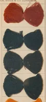 An illustration from Waschechte Diazobraun und Diazoolive = Diazo browns and diazo olives fast to washing = Diazo bruns et diazo olive solides au lavage. (1911)