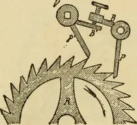 An illustration from Watch and clock escapements; (1904)