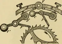 An illustration from Watch and clock escapements; (1904)